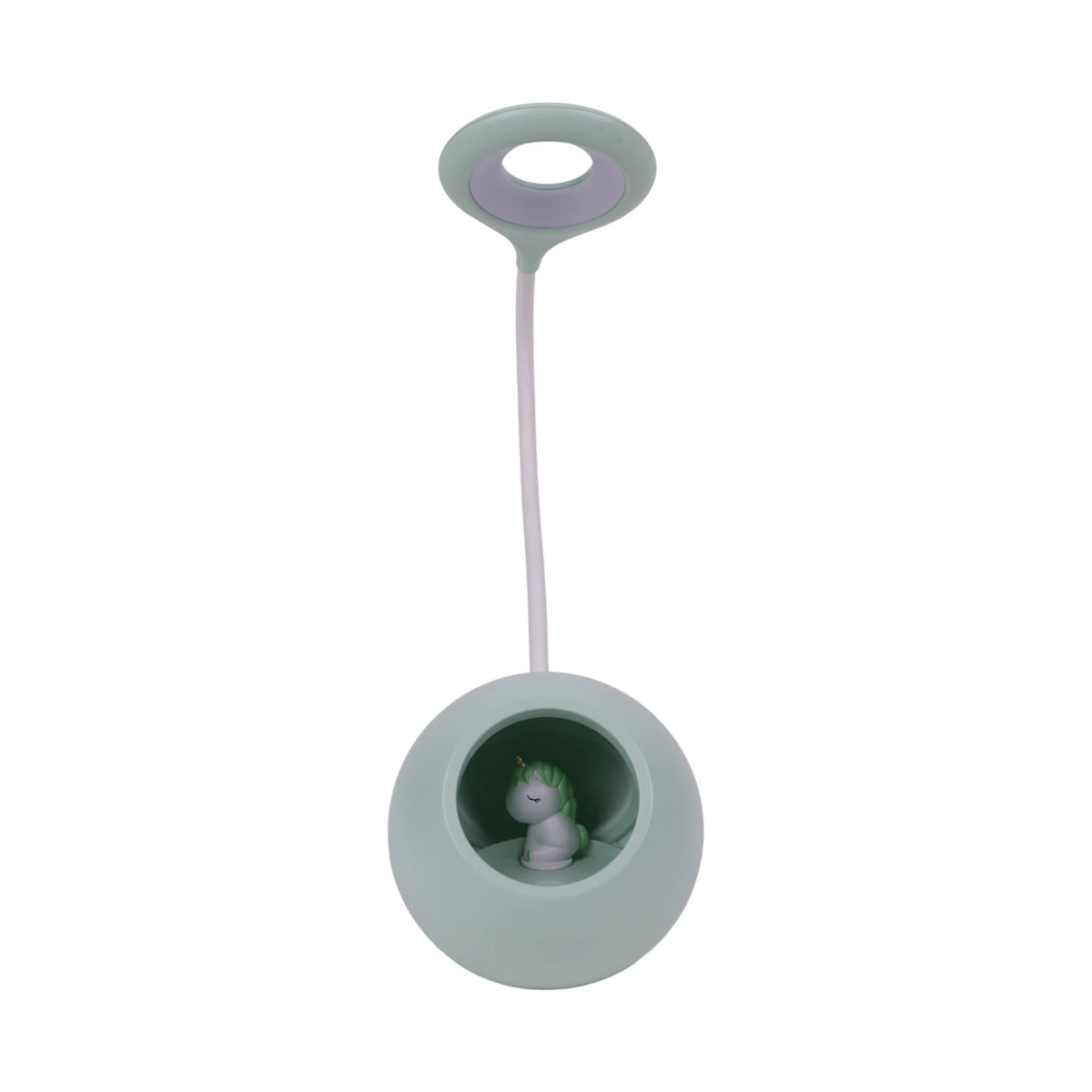Veilleuse Porte-Clés Licorne en Silicone — Vert, Blanc & Rose - Librairie Oxford City