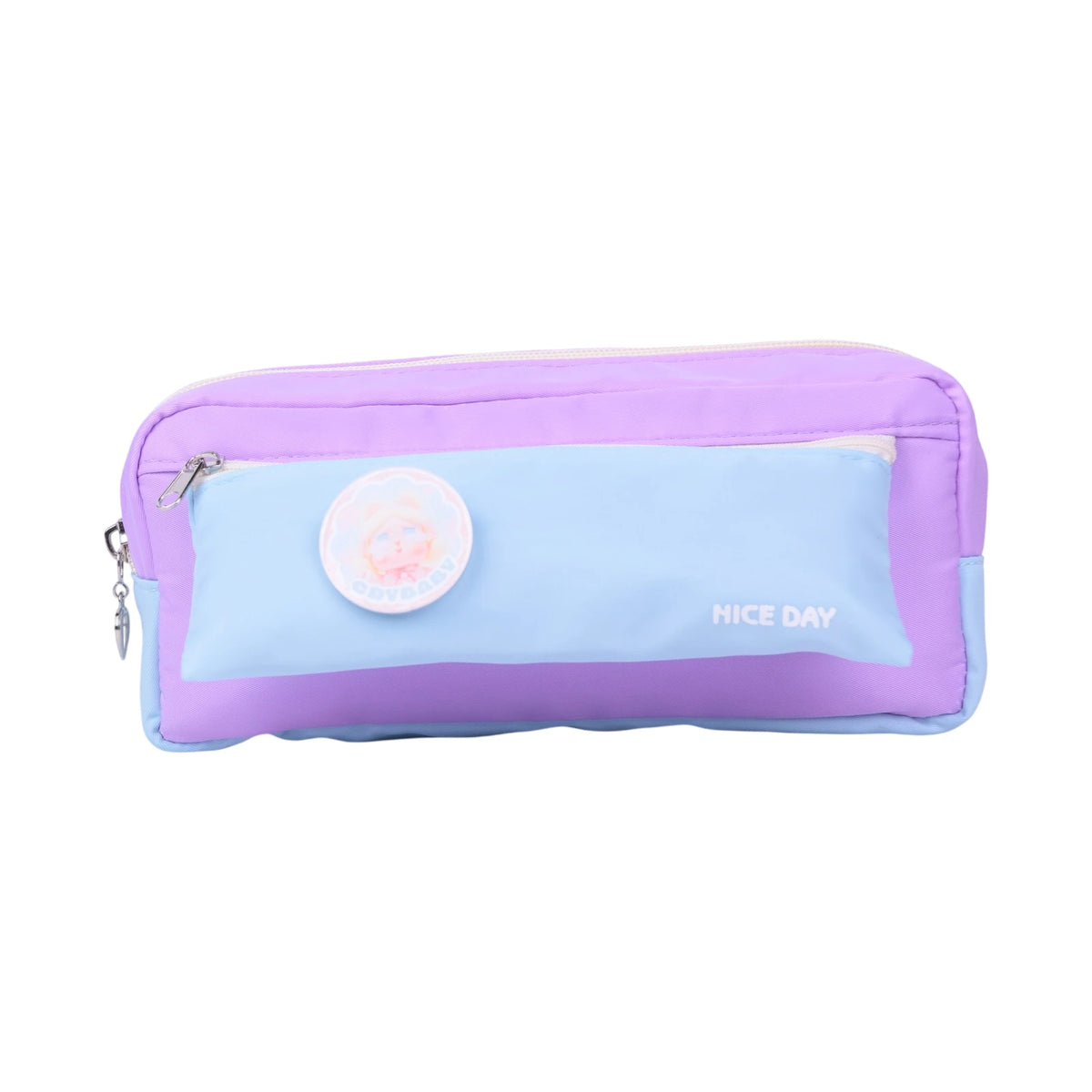 Trousse Scolaire Double Compartiment — Imprimé Nice Day