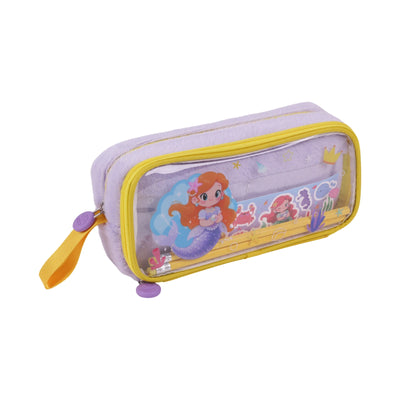 Trousse Sirène Violet & Bleu — Fermeture Éclair & Fenêtre Transparente - Librairie Oxford City