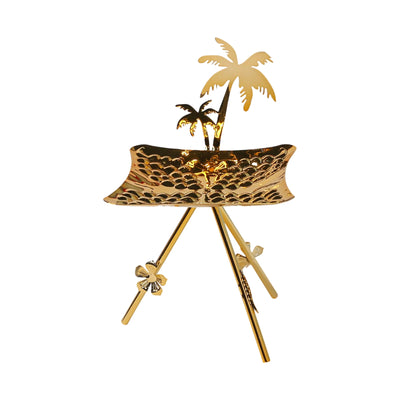 Support Dattes Décoratif Palmier Doré - Librairie Oxford City