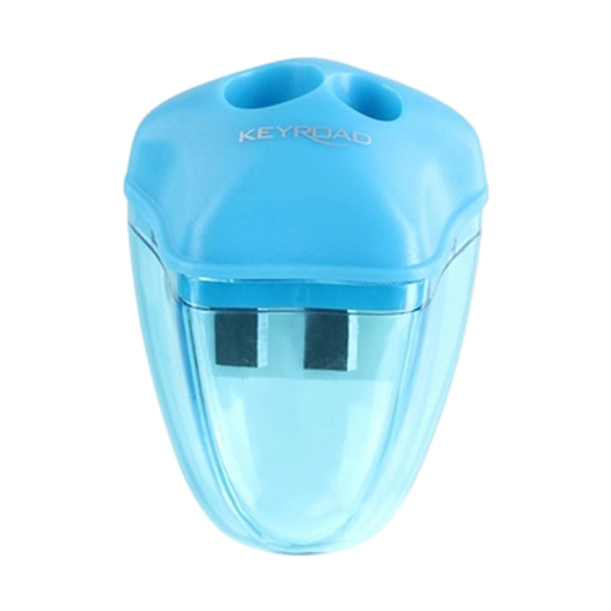 Keyroad - Taille-Crayon Double Trou avec Réservoir Transparent