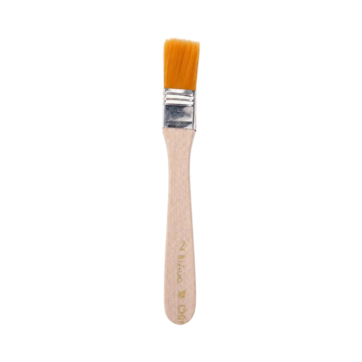 Pinceau Plat Nylon N°2 — Manche Bois - Librairie Oxford City