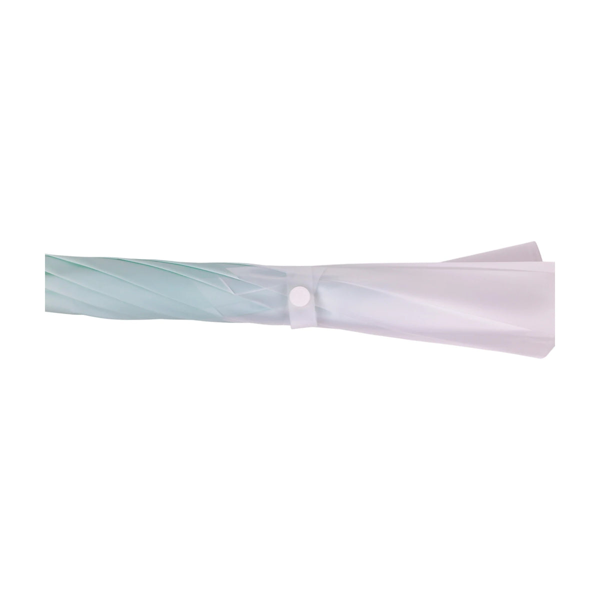 Parapluie Transparent à Motif Floral — Blanc, Jaune & Bleu