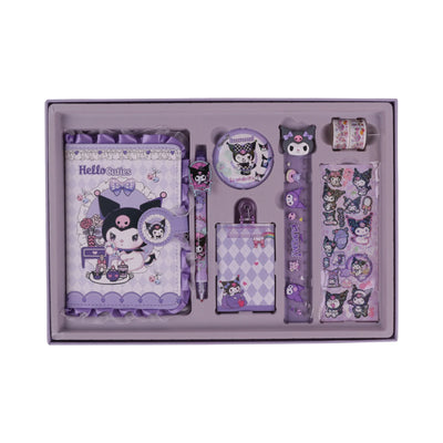 Set Papeterie Kuromi (Sanrio) — Cahier, Stylo, Badge, Règle & Stickers - Librairie Oxford City