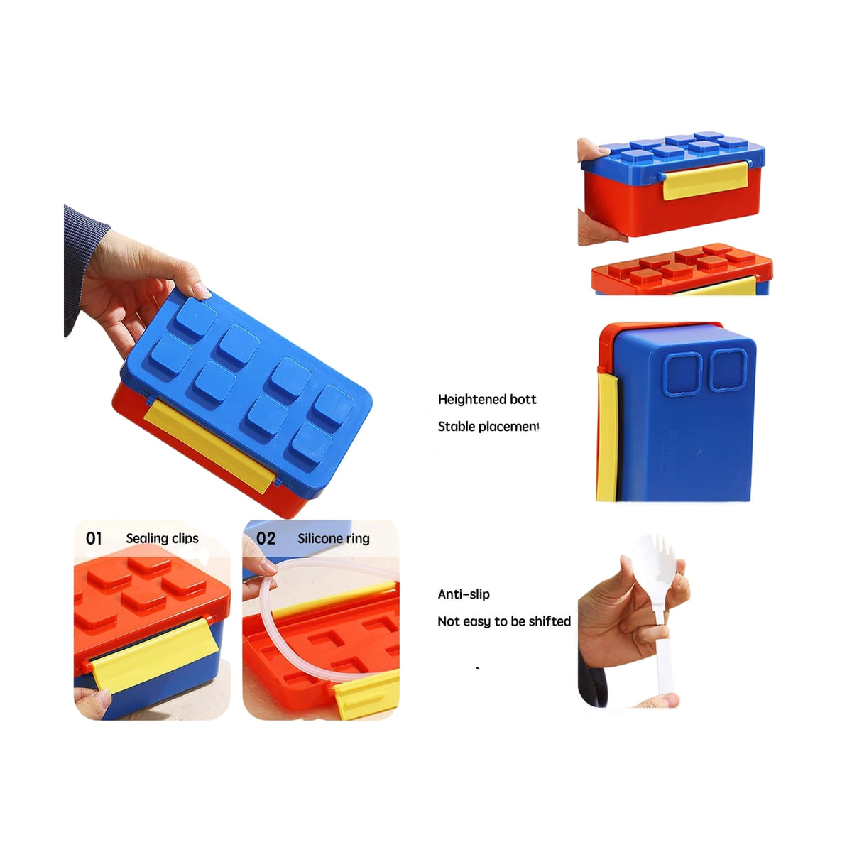 SERIE DE 3 BOITE A REPAS DOMINOS REF XC-622