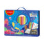 Valise de coloriage Keyroad thème océan avec 71 pièces incluses