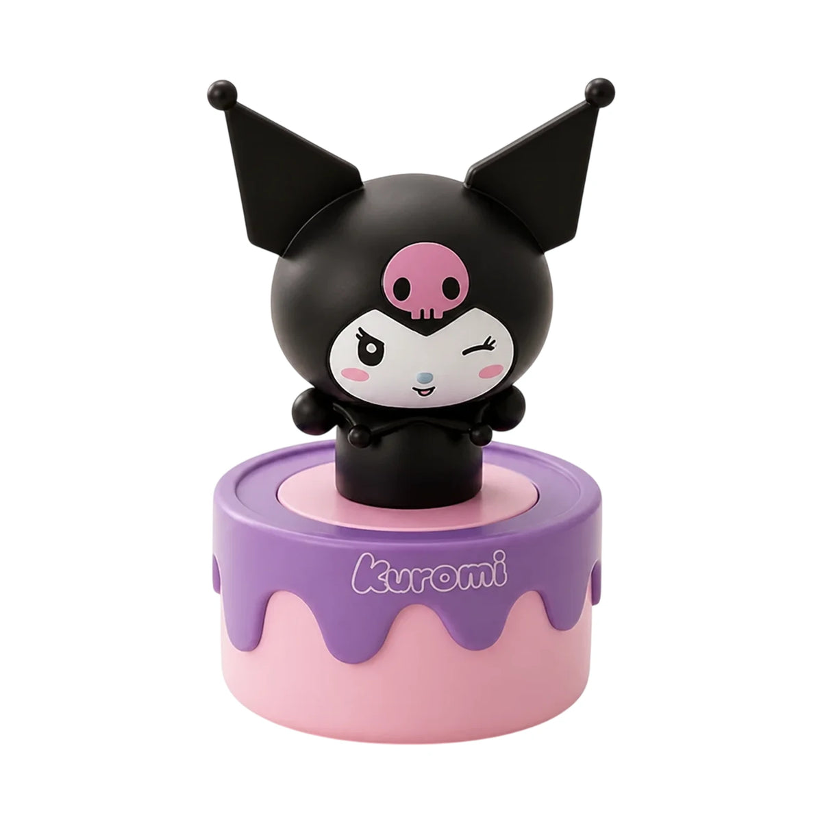 Figurine Kuromi — Personnage Sanrio à Socle Rond - Librairie Oxford City