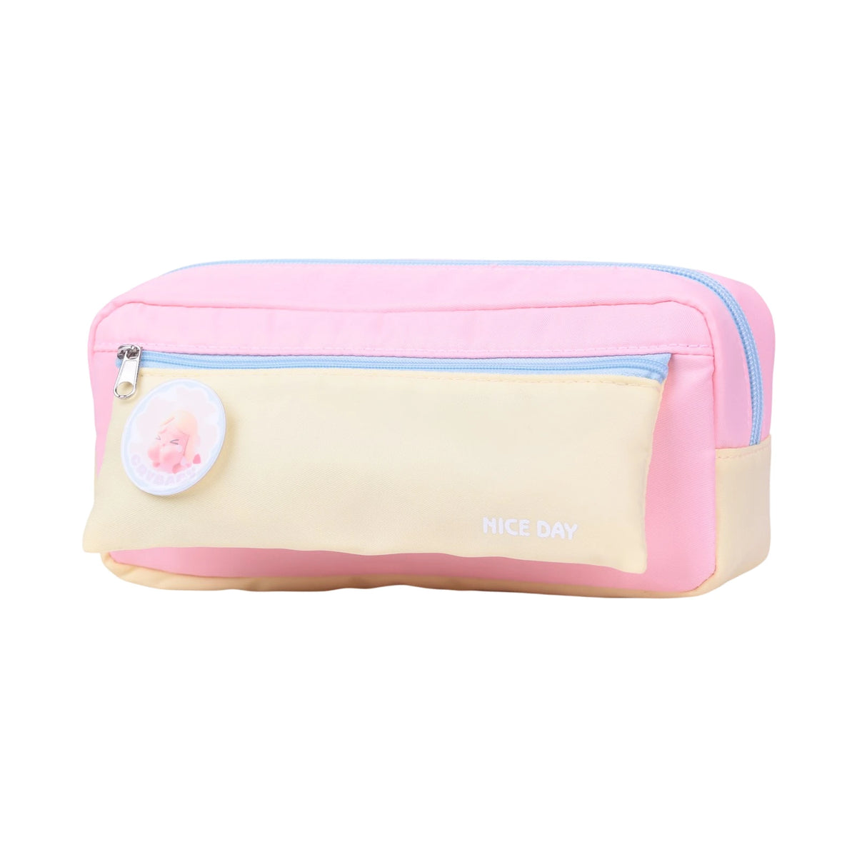 Trousse Scolaire Double Compartiment — Imprimé Nice Day