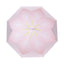 Parapluie Transparent à Motif Floral — Blanc, Jaune & Bleu