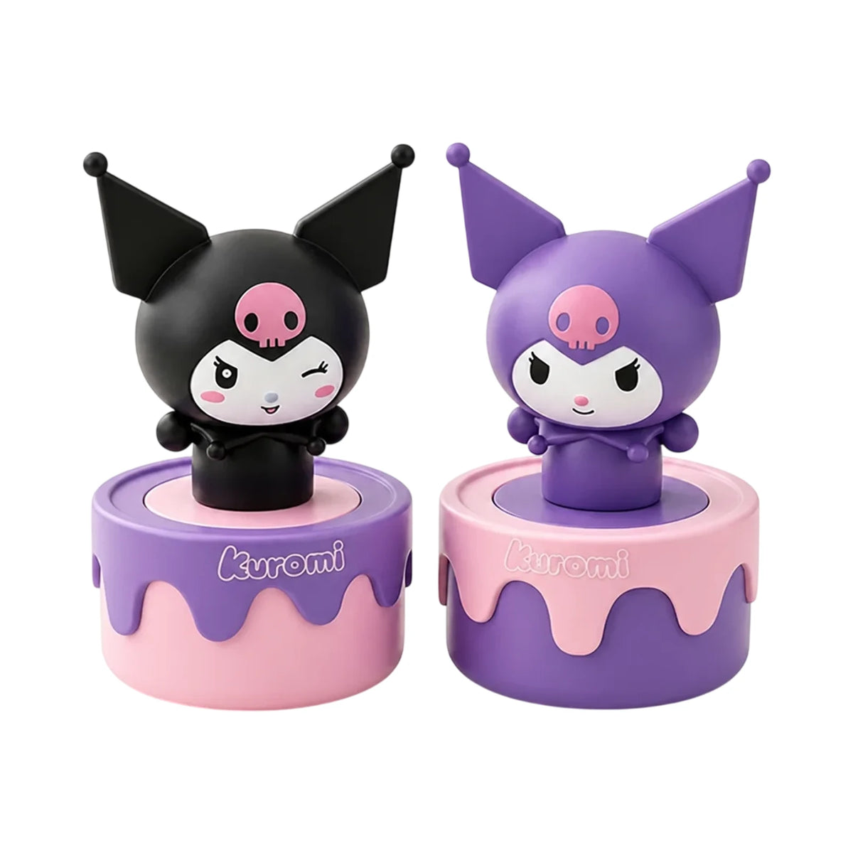 Figurine Kuromi — Personnage Sanrio à Socle Rond - Librairie Oxford City