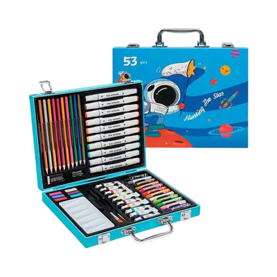 Valise de Coloriage Thème Espace – 53 Pièces