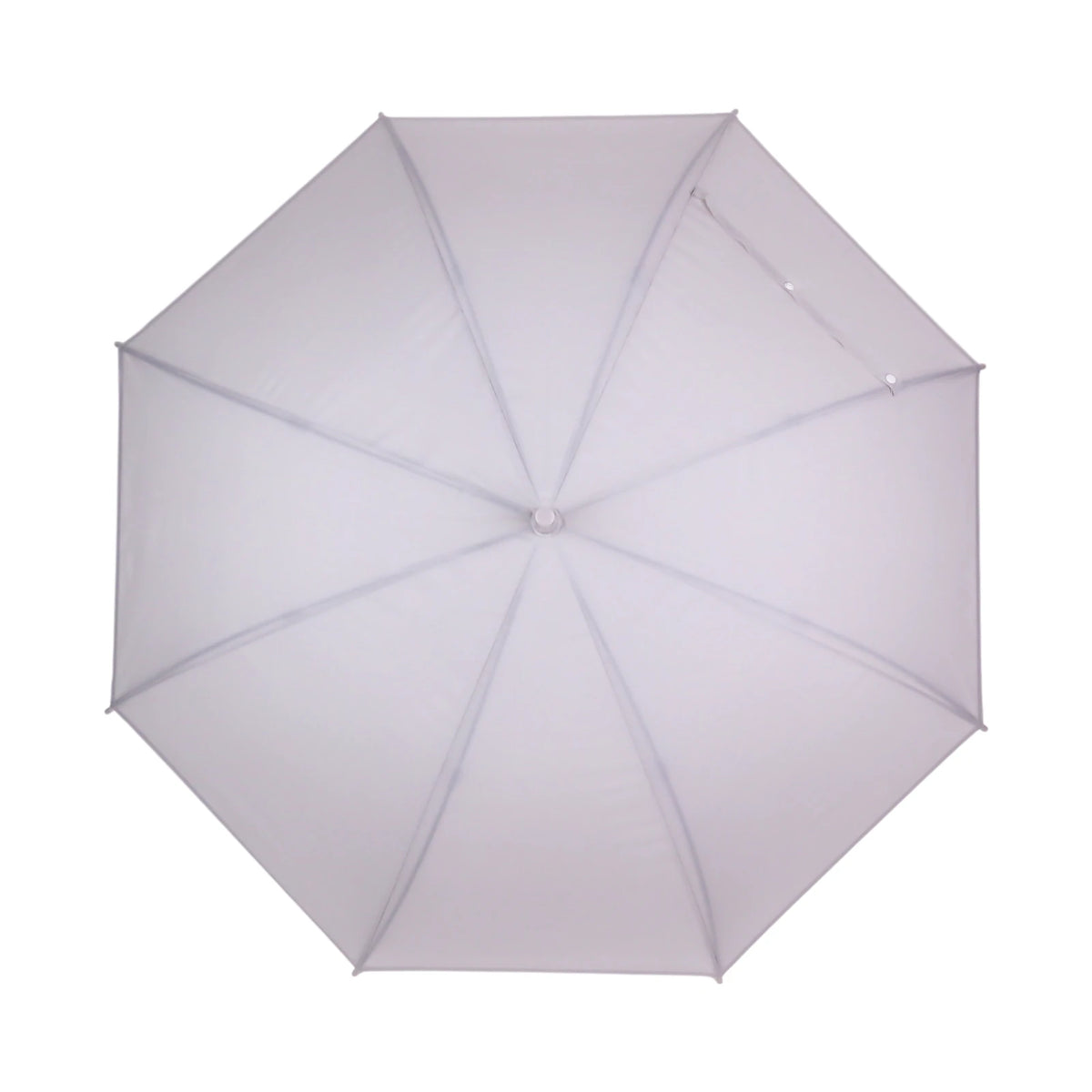 Parapluie Octogonal à Armature Métallique — Blanc