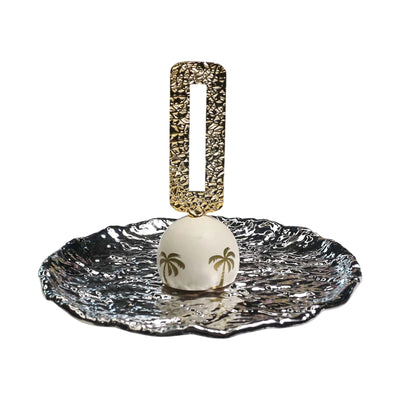 Plateau Décoratif Argent Ramadan - Librairie Oxford City