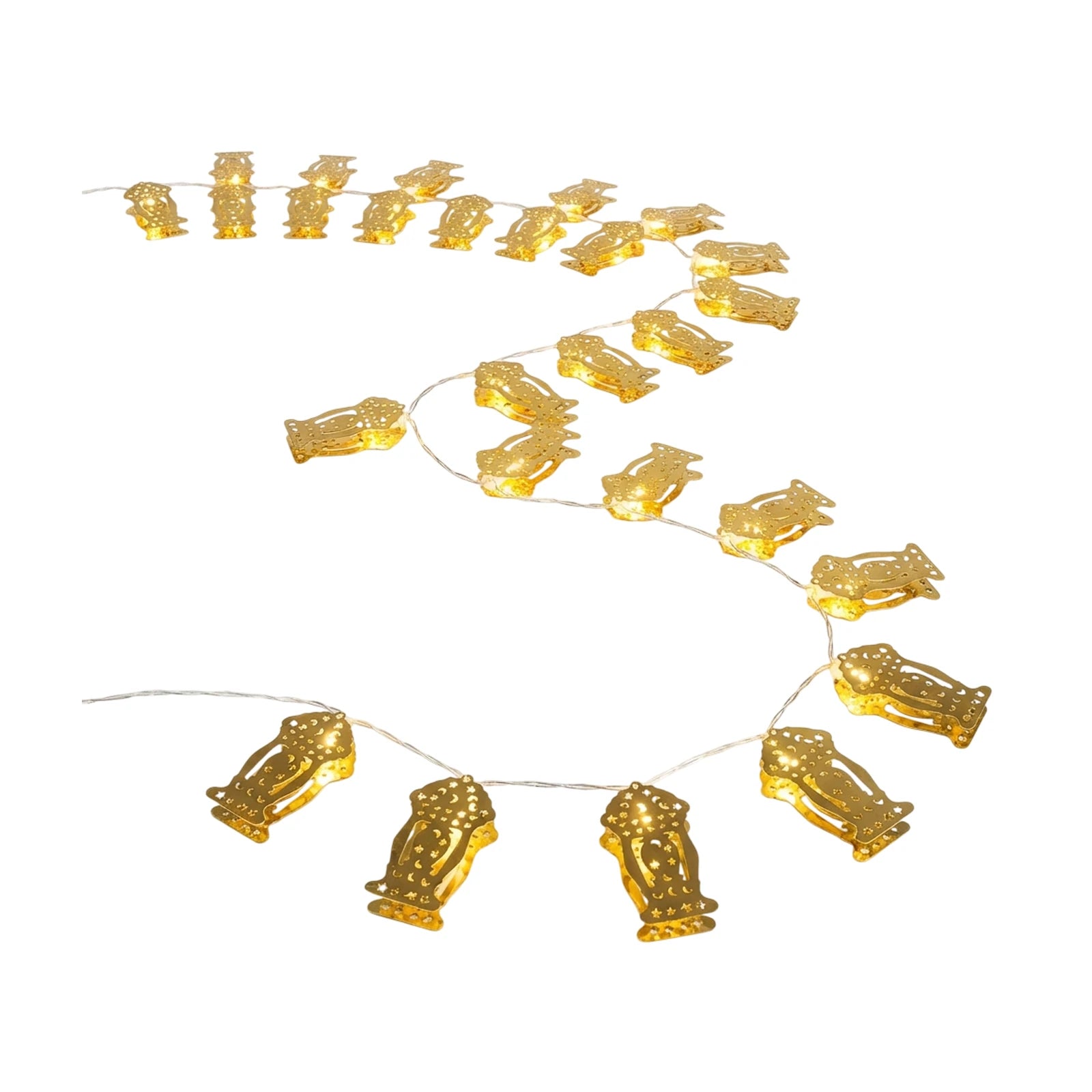 Guirlande Lumineuse Décorative Dorée - Librairie Oxford City