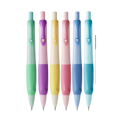Porte-mine 2mm BK-8240 avec grip ergonomique en vert, violet et jaune
