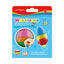 Lot de 6 crayons wax Keyroad Handy-Painter en bleu, rouge et jaune