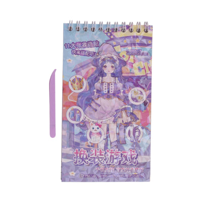 Carnet de Stickers Habillage Manga — Jeu d'Autocollants Fille - Librairie Oxford City