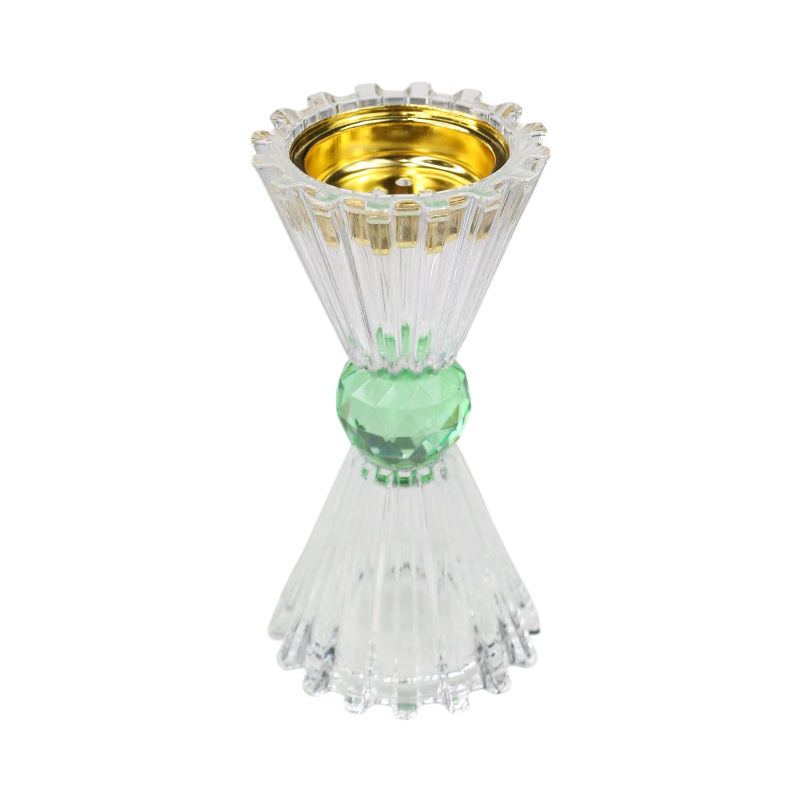 Flacon Parfum Décoratif en Verre et Métal 20cm - Librairie Oxford City