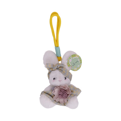 Xi Yang Yang — Porte-Clés Peluche Lapin avec Fleur Décorative - Librairie Oxford City