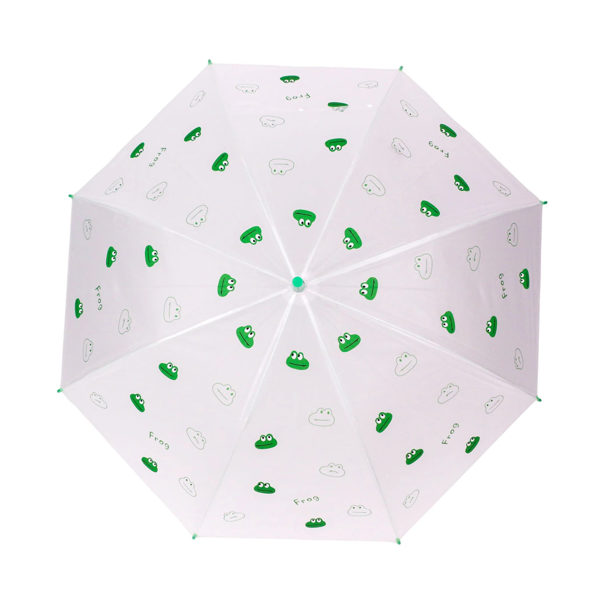 Parapluie Grenouille Transparent pour Enfants