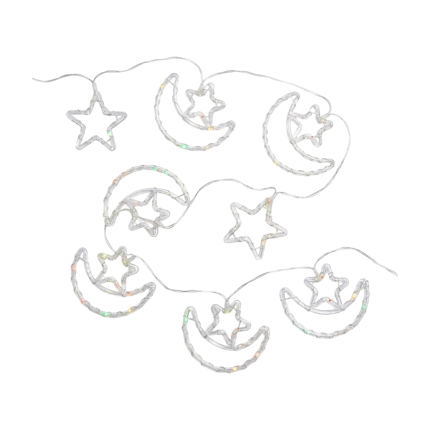 Guirlande Lumineuse Étoile et Lune LED - Librairie Oxford City