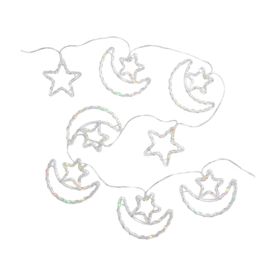 Guirlande Lumineuse Étoile et Lune LED - Librairie Oxford City