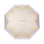 Parapluie Transparent à Motif Floral — Blanc, Jaune & Bleu