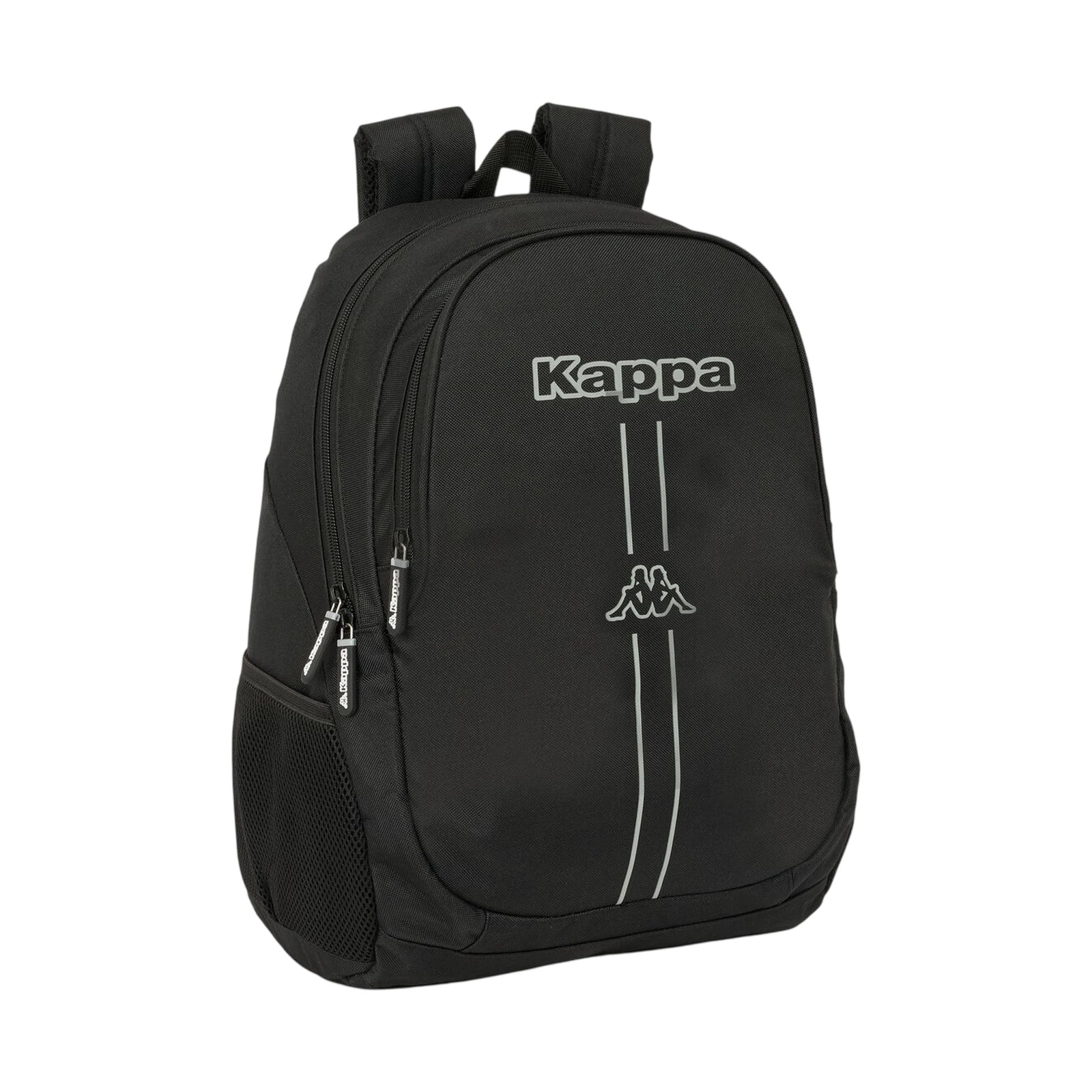 Kappa - Sac à Dos Noir Compartiment Principal & Poche Frontale - Librairie Oxford City