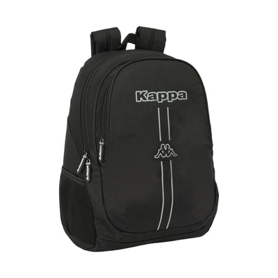 Kappa - Sac à Dos Noir Compartiment Principal & Poche Frontale - Librairie Oxford City