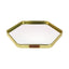 Plateau Hexagonal Doré PM - Librairie Oxford City