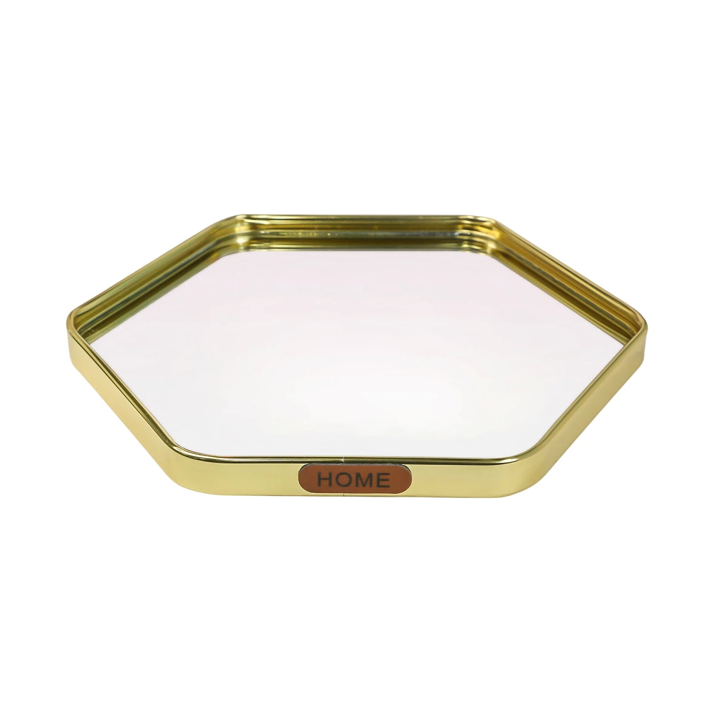 Plateau Hexagonal Doré PM - Librairie Oxford City