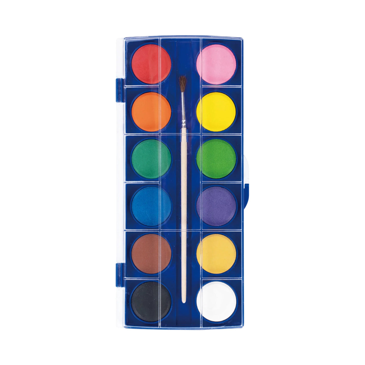 Keyroad - Set Aquarelle 12 Couleurs Ø28mm avec Pinceau