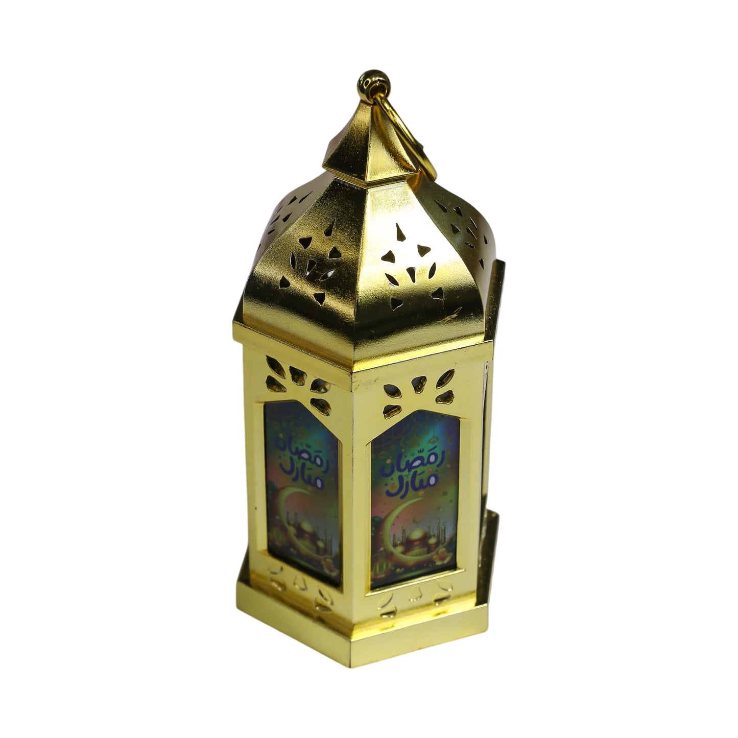 Lanterne LED Dorée Décorative - Librairie Oxford City