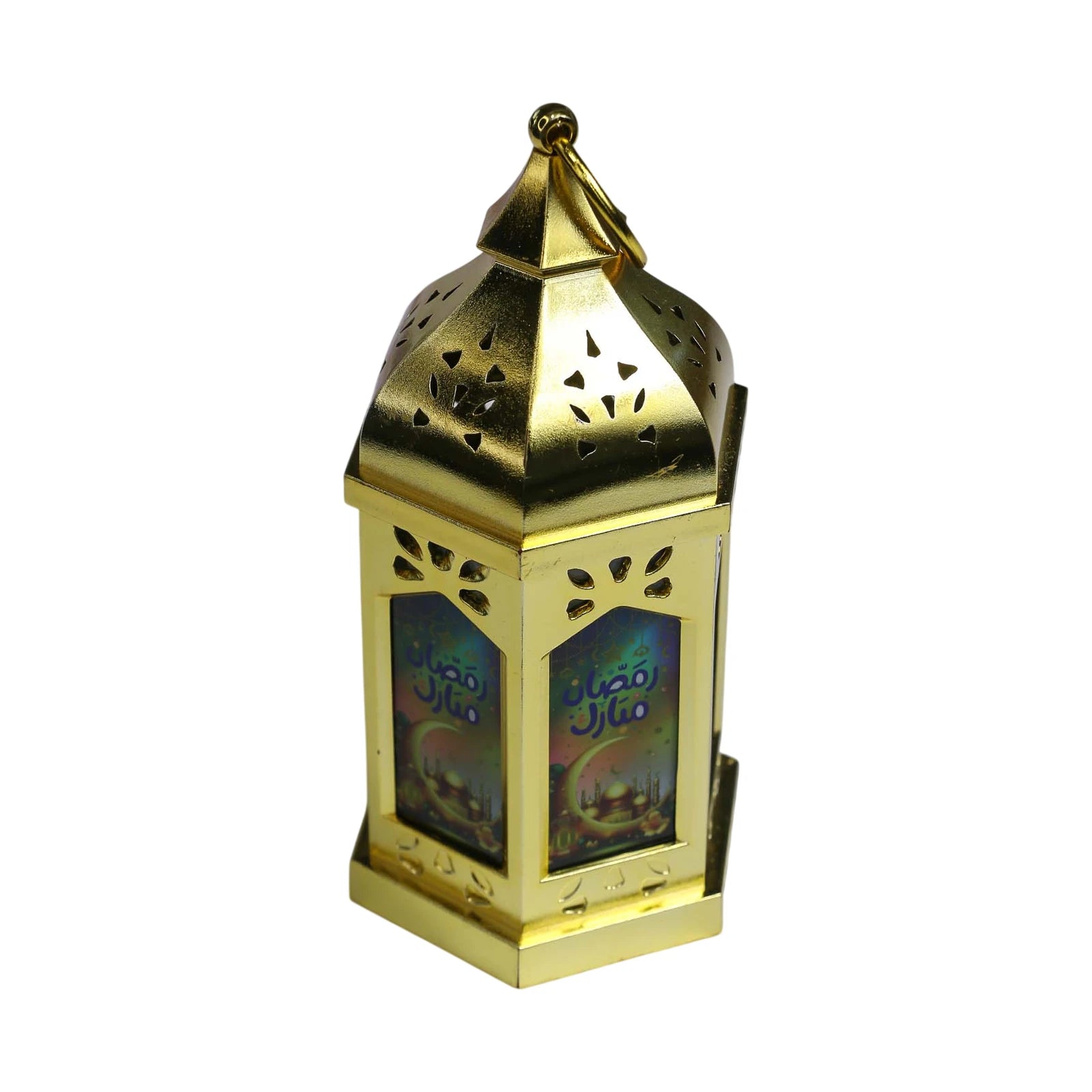 Lanterne LED Dorée Décorative - Librairie Oxford City