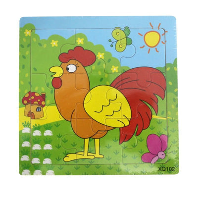 PUZZLE EN BOIS 9 PIECES - Librairie Oxford City