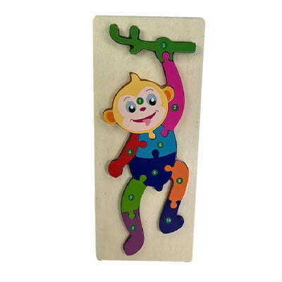 PUZZLE EN BOIS SINGE - Librairie Oxford City