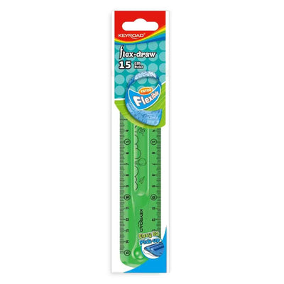 REGLE PLATE 15CM FLEX - DRAW - Librairie Oxford City