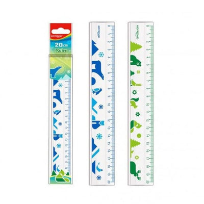 REGLE PLATE 20CM IMPRIME - Librairie Oxford City