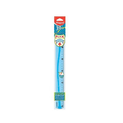 REGLE PLATE 30CM INCASSABLE MAPED - Librairie Oxford City