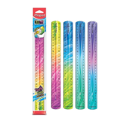 REGLE PLATE 30CM TWISTNFLEX MAPED - Librairie Oxford City