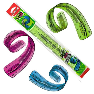 REGLE PLATE TWIST'N FLEX 30CM MAPED - Librairie Oxford City