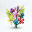 Orchidée en Briques – Flower Building Block Zuanma (Réf. 087B / 087D) - Librairie Oxford City