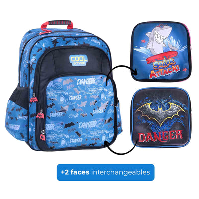 Sac à Dos Scolaire Cool School - 3 Faces - Librairie Oxford City