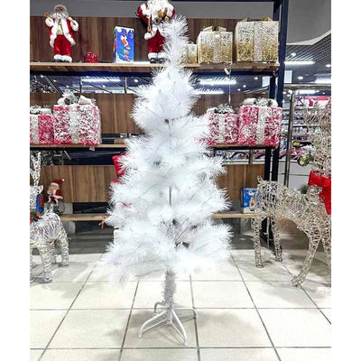 Sapin de noël blanc 120cm - Librairie Oxford City