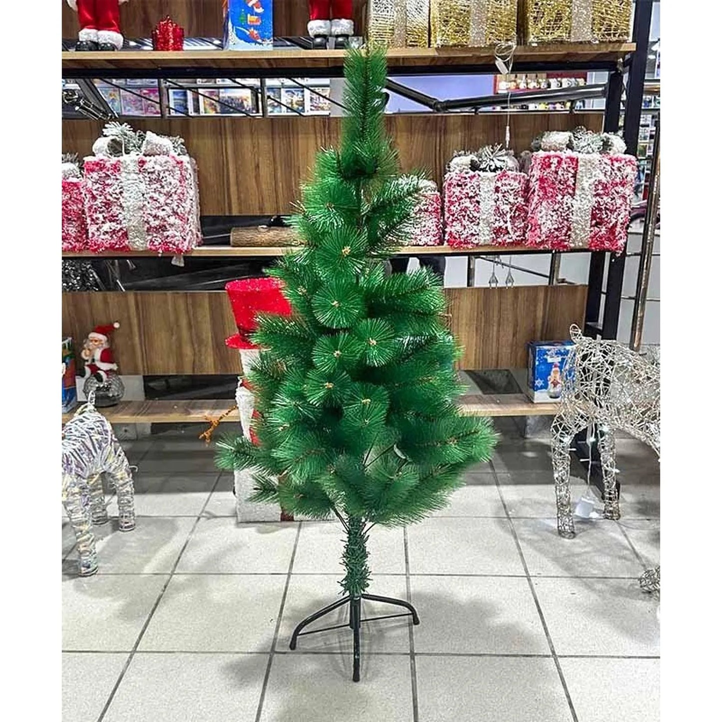 Sapin de noël vert 120cm - Librairie Oxford City