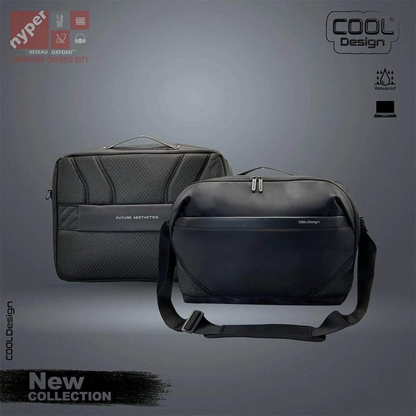 Serviette COOL Design - CD2849 - Librairie Oxford City