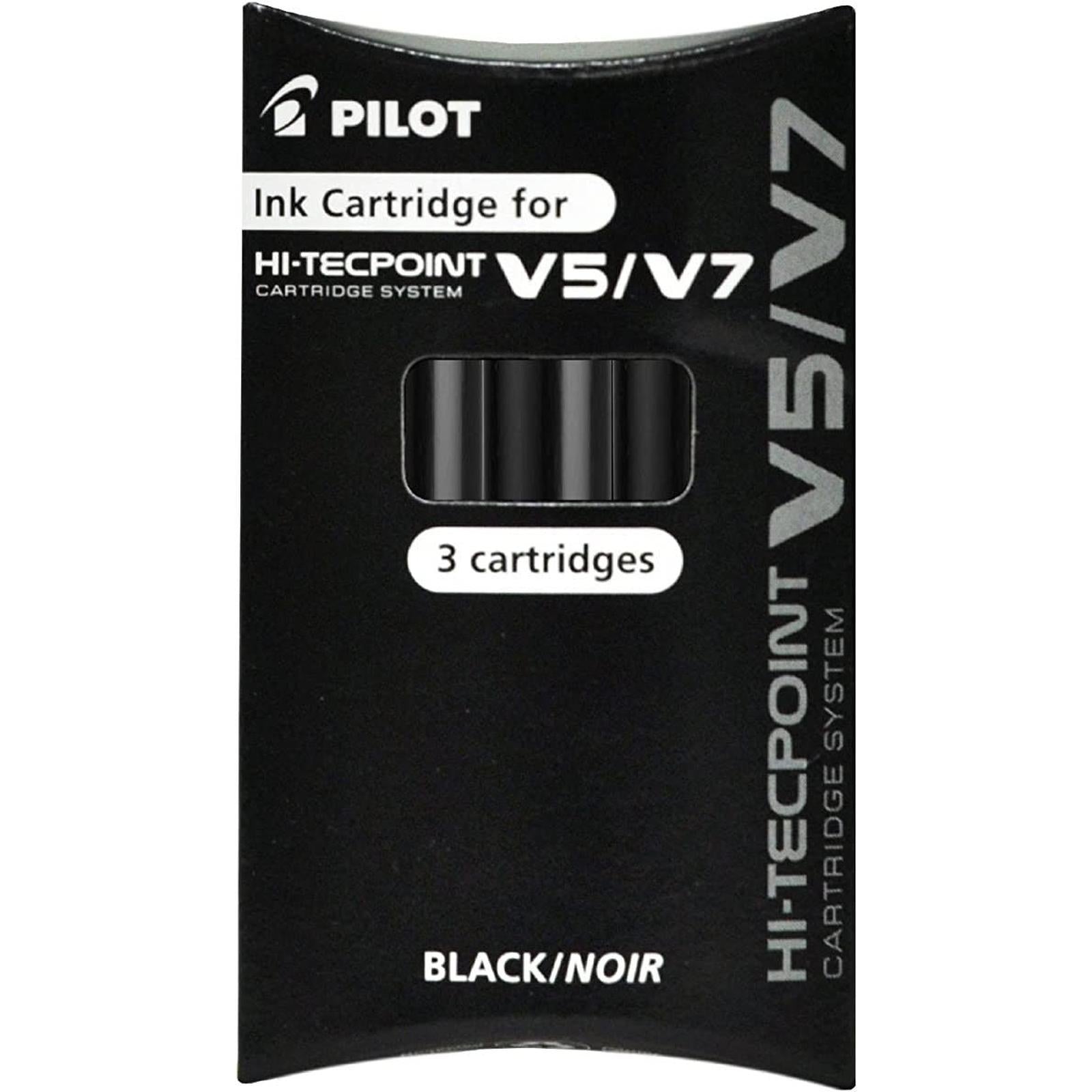 SET DE 3 CART. V5/V7 RECHAR/NOIR PILOT - Librairie Oxford City