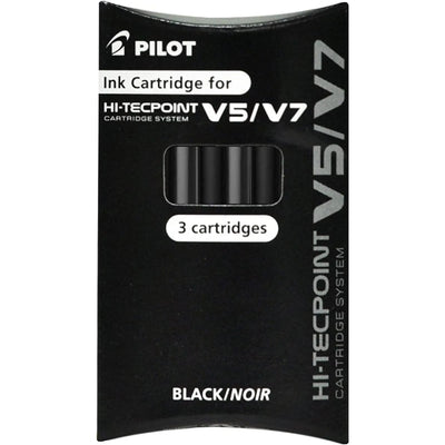 SET DE 3 CART. V5/V7 RECHAR/NOIR PILOT - Librairie Oxford City