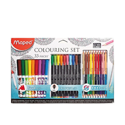 Set de coloriage 33 piéces - Librairie Oxford City