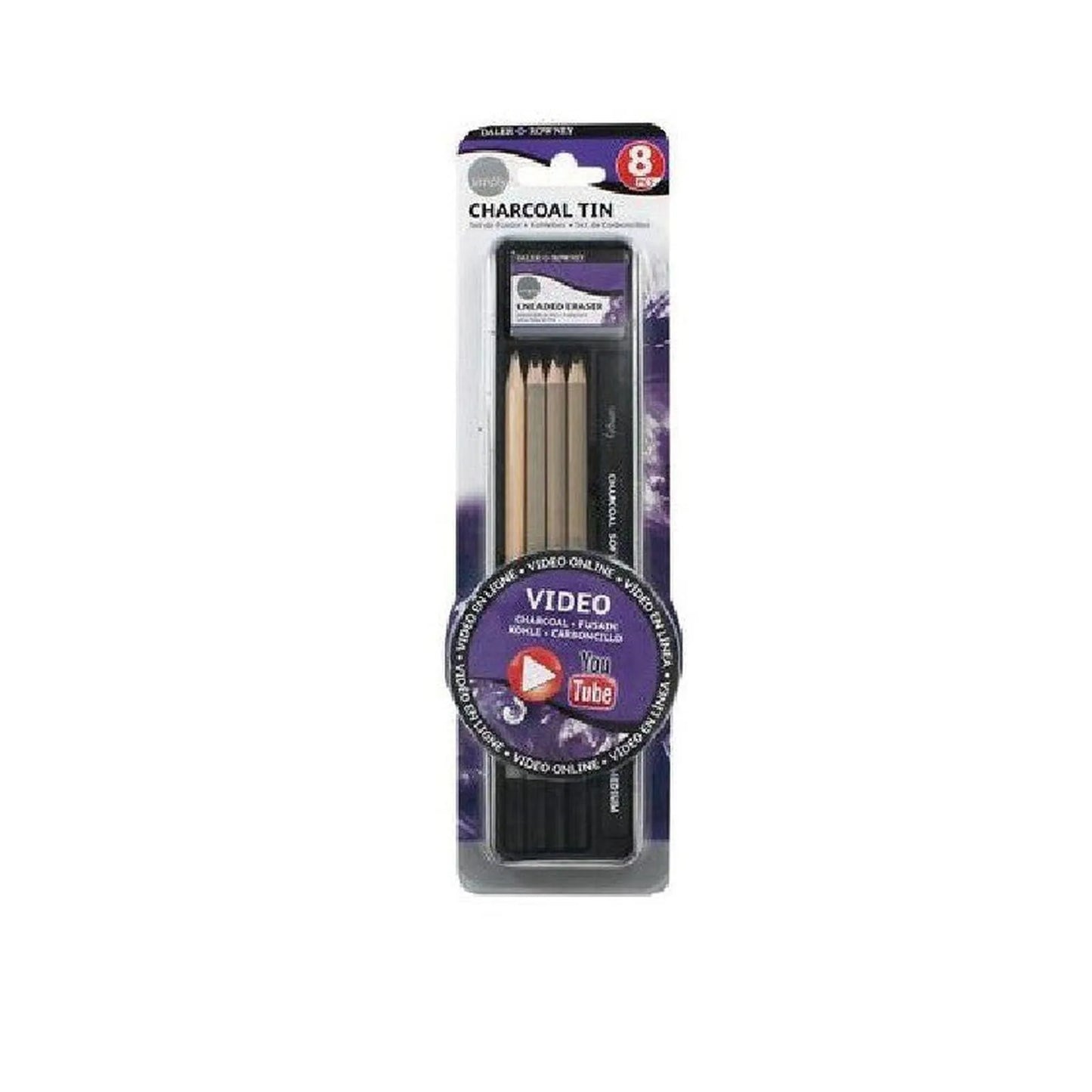 SET DE FUSAIN 8PC SIMPLY - Librairie Oxford City